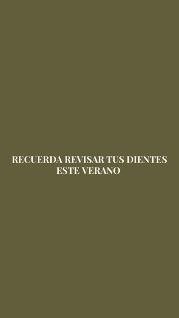 ¡El verano ya está aquí! ☀️

Recuerda que tus dientes hay que revisarlos al menos 1 vez al año. Aprovecha un hueco de tus vacaciones para venir a hacerte la revisión y asegurarte de que todo está perfecto. 😁

¡Te espero pronto!

📍 Calle Bernatermí 36, Las Palmas de Gran Canaria

#DentistaLasPalmas #RevisionDental #SaludBucodental #SonrisaSana #LasPalmasDeGranCanaria